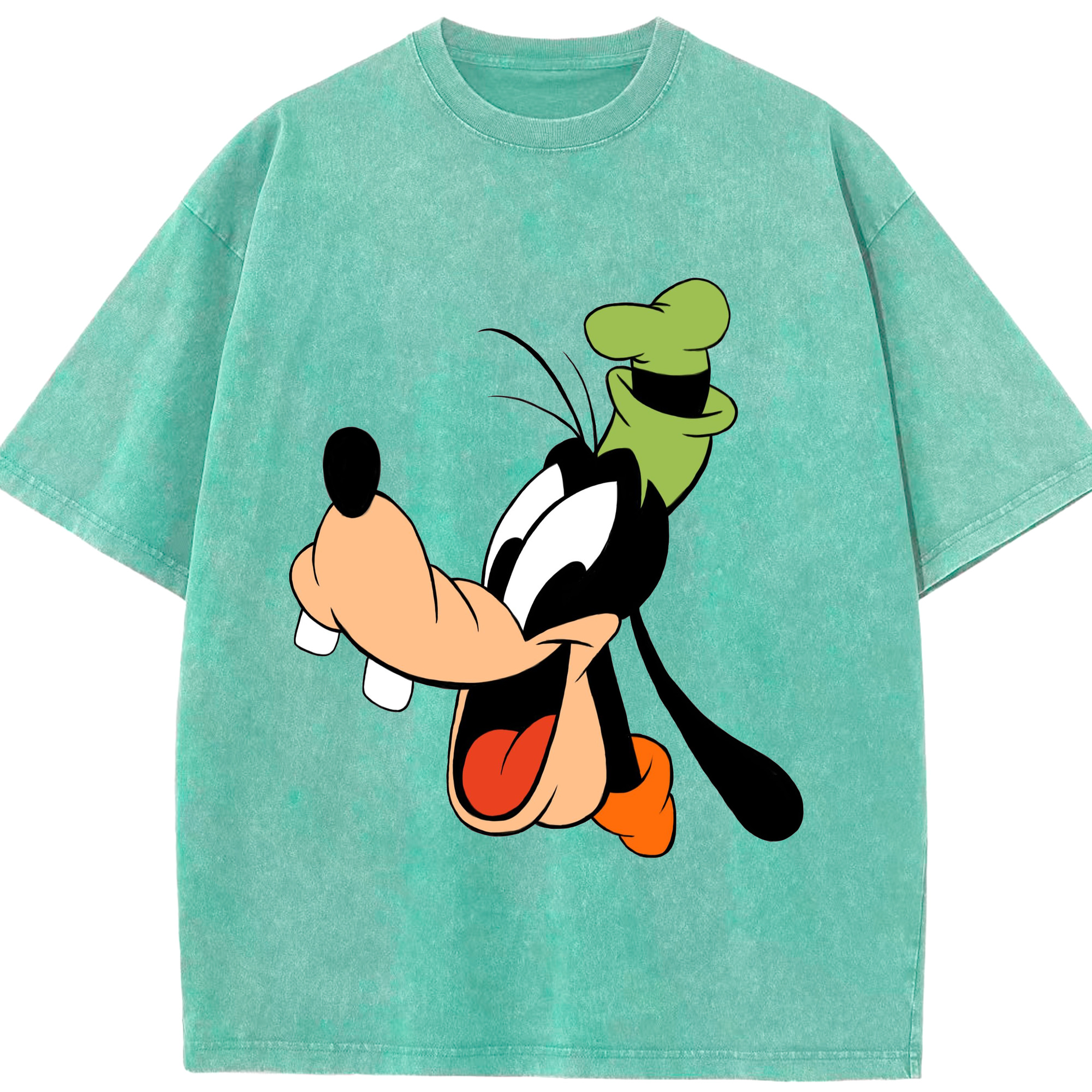 （画像用） ミッキーマウス Mickey Mouse 綿100% ヴィンテージ風 半袖Tシャツ（フロントプリント）